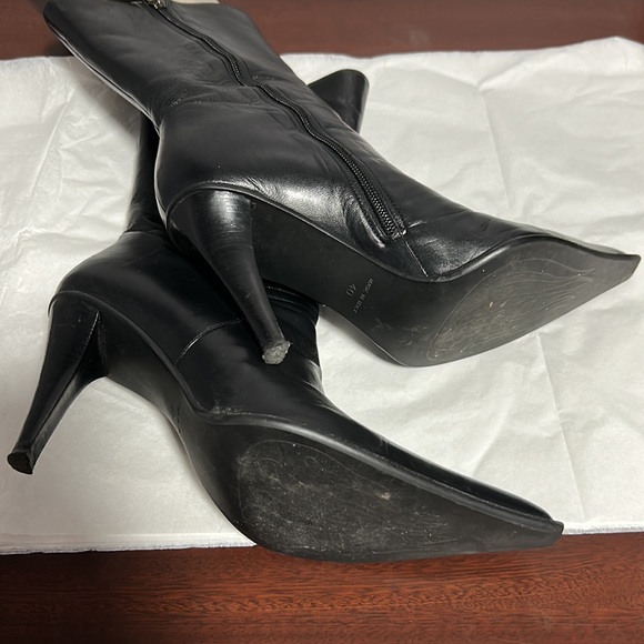 Enrico Del Gatto High Heel Leather Boots - Picture 4 of 13